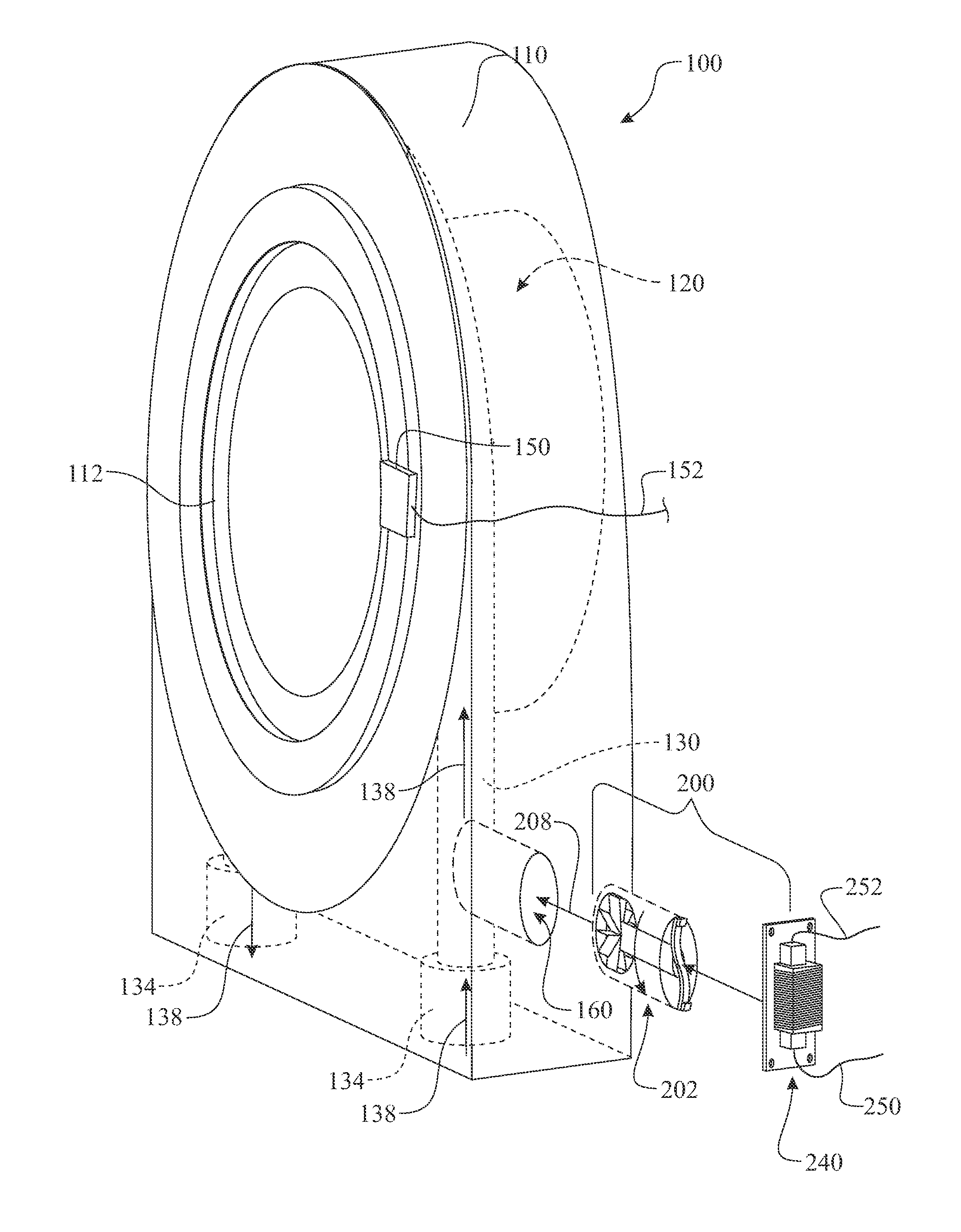 Power harvesting bearing configuration