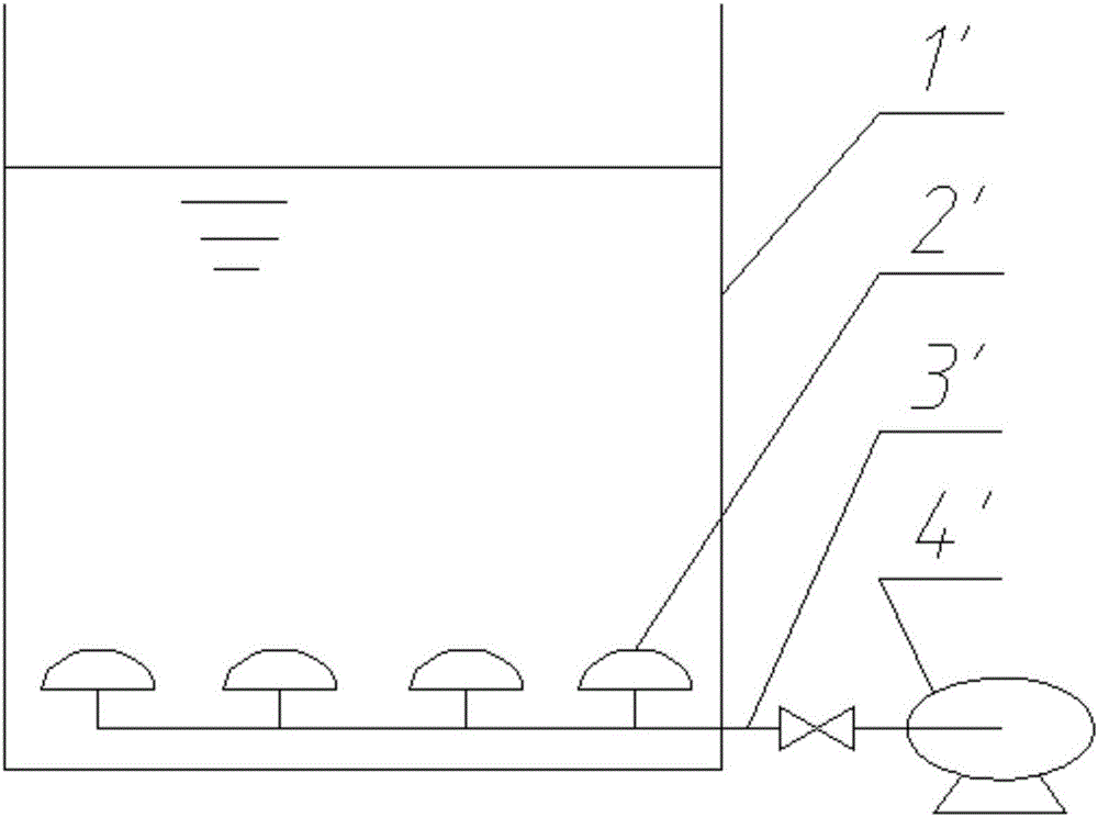 Sewage oxygen charging system and oxygen charging method