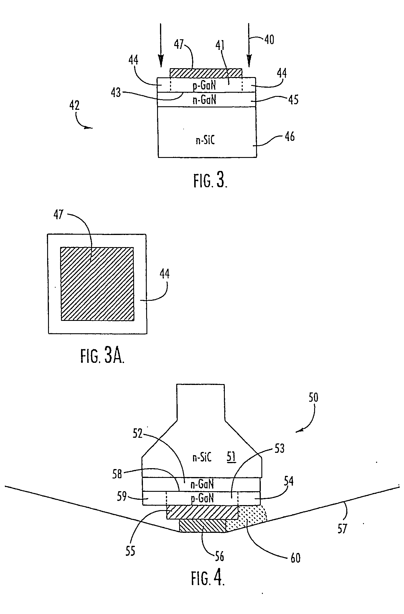 LED fabrication via ion implant isolation