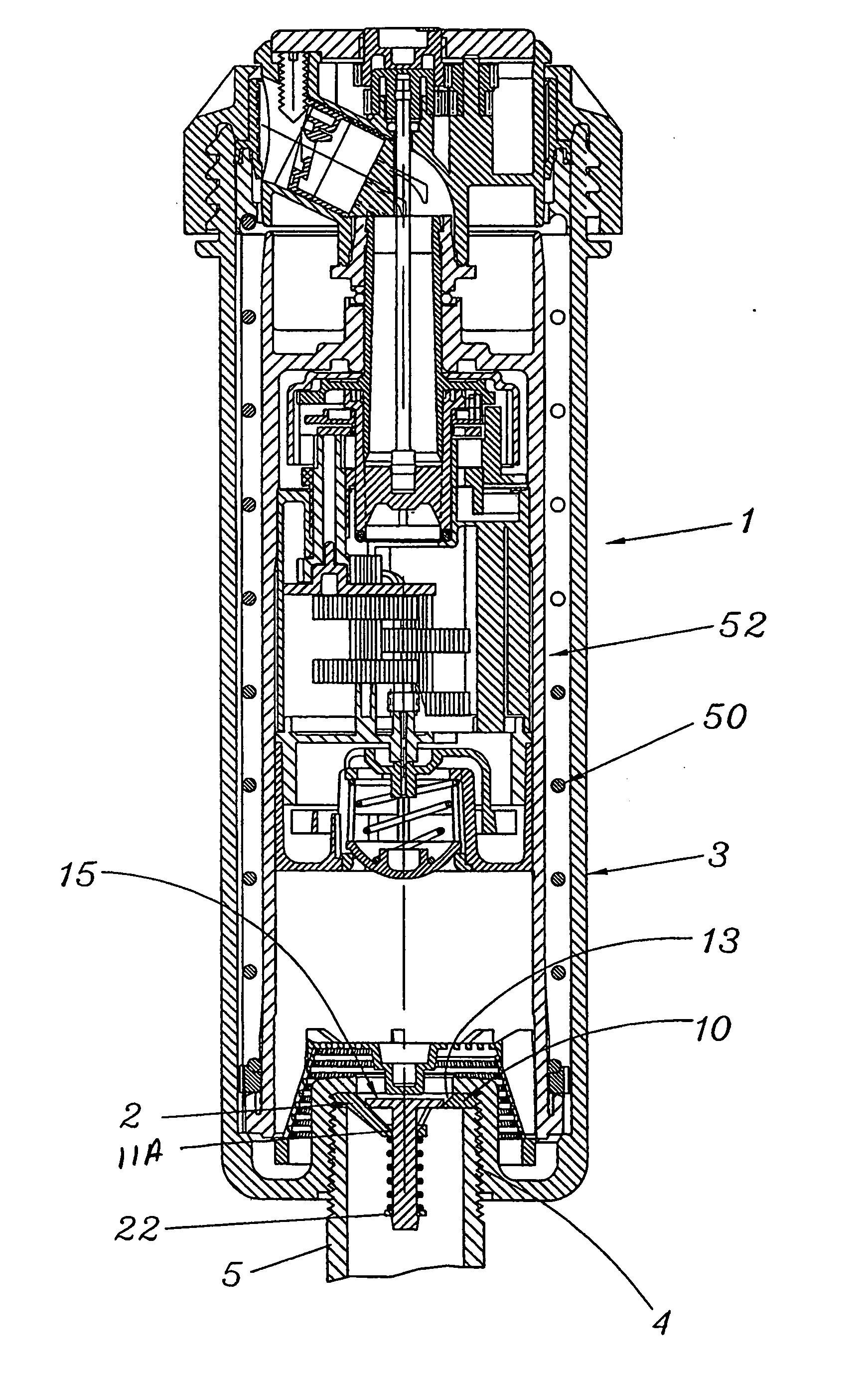 Sprinkler body insertable check valve to prevent downhill drainage