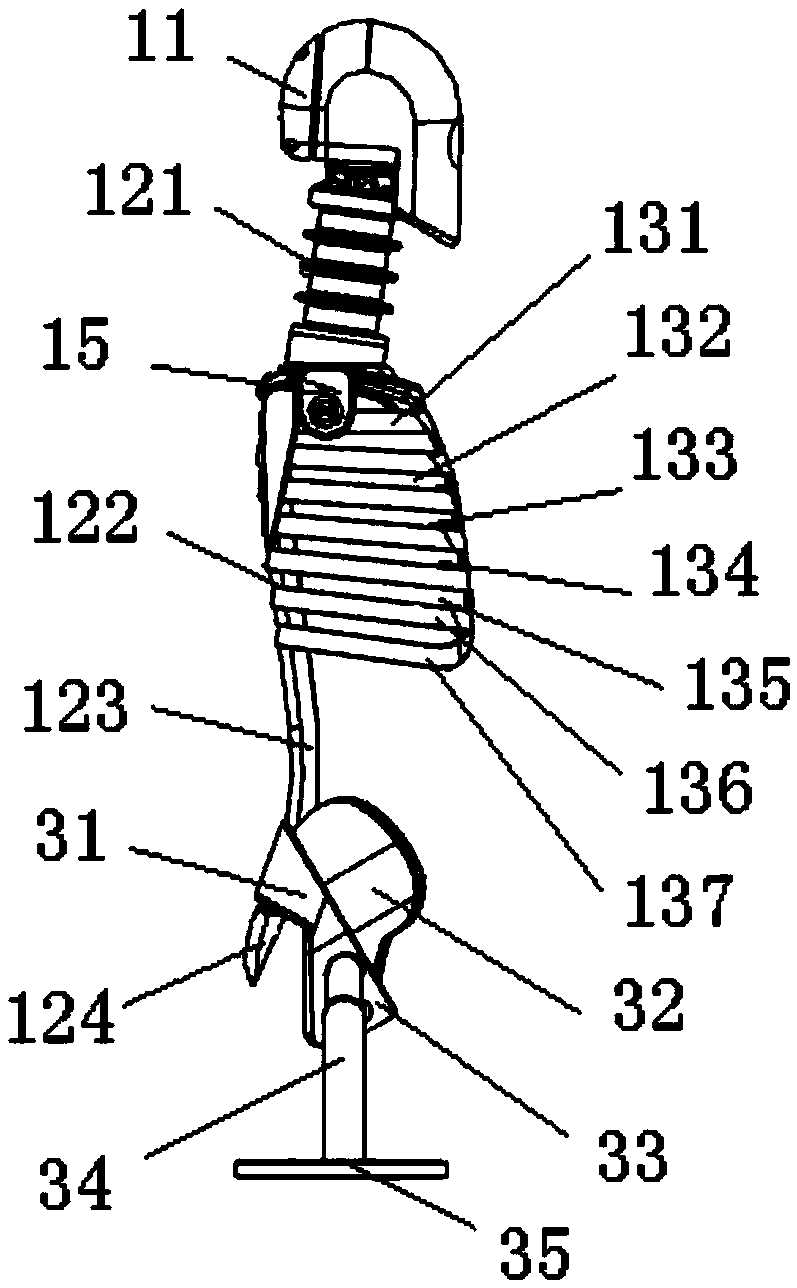 Dummy for simulation trunk load testing