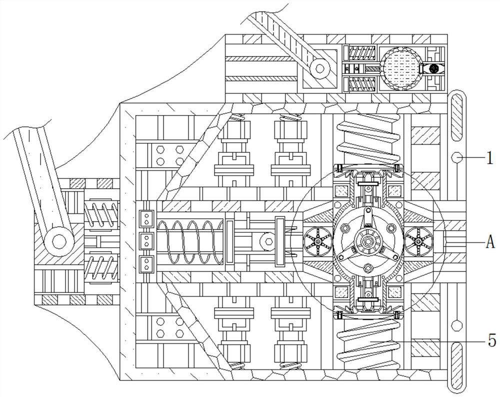 Auxiliary equipment capable of automatically adjusting clamping force, preventing clamping marks and improving preparation quality for furniture manufacturing