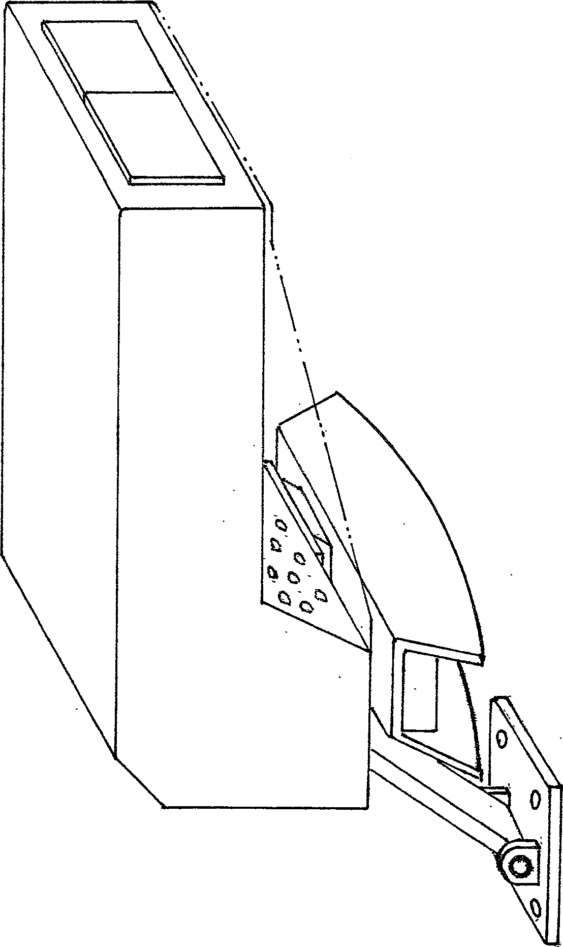 Multifunctional alarming and lighting lamp for boundary defence