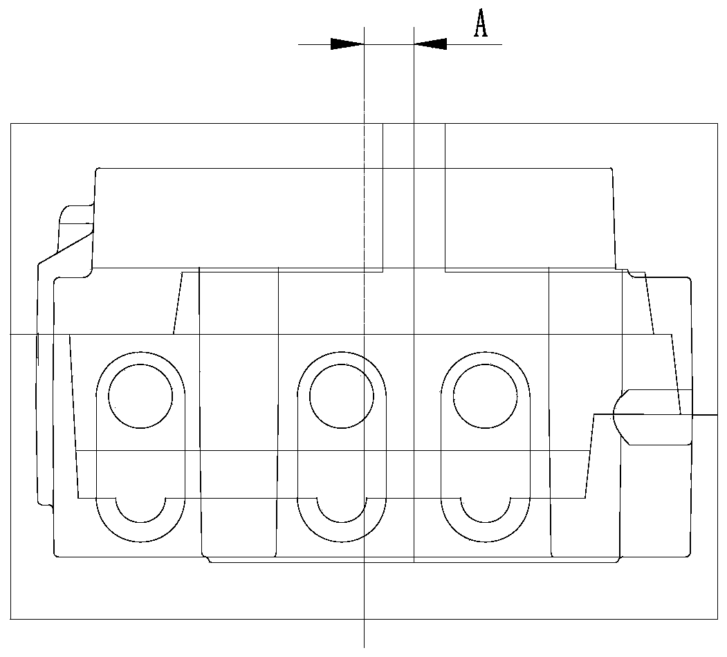 One-box two-casting casting technology of marine diesel engine cylinder cover casting