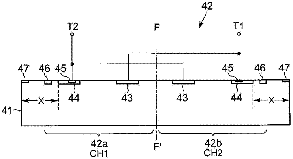 Bidirectional photothyristor chip and solid state relay