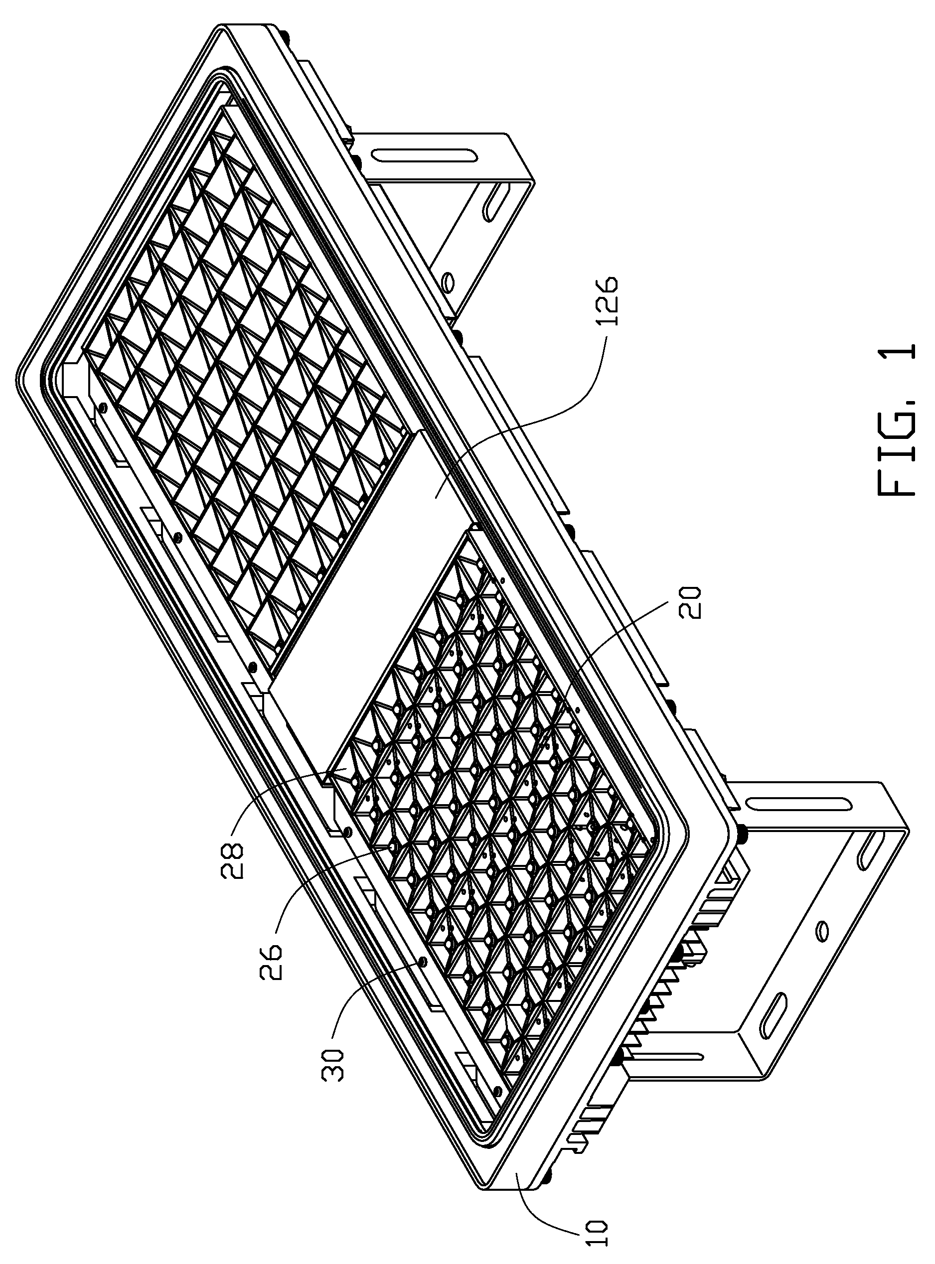 LED lamp having a convenient replacement structure