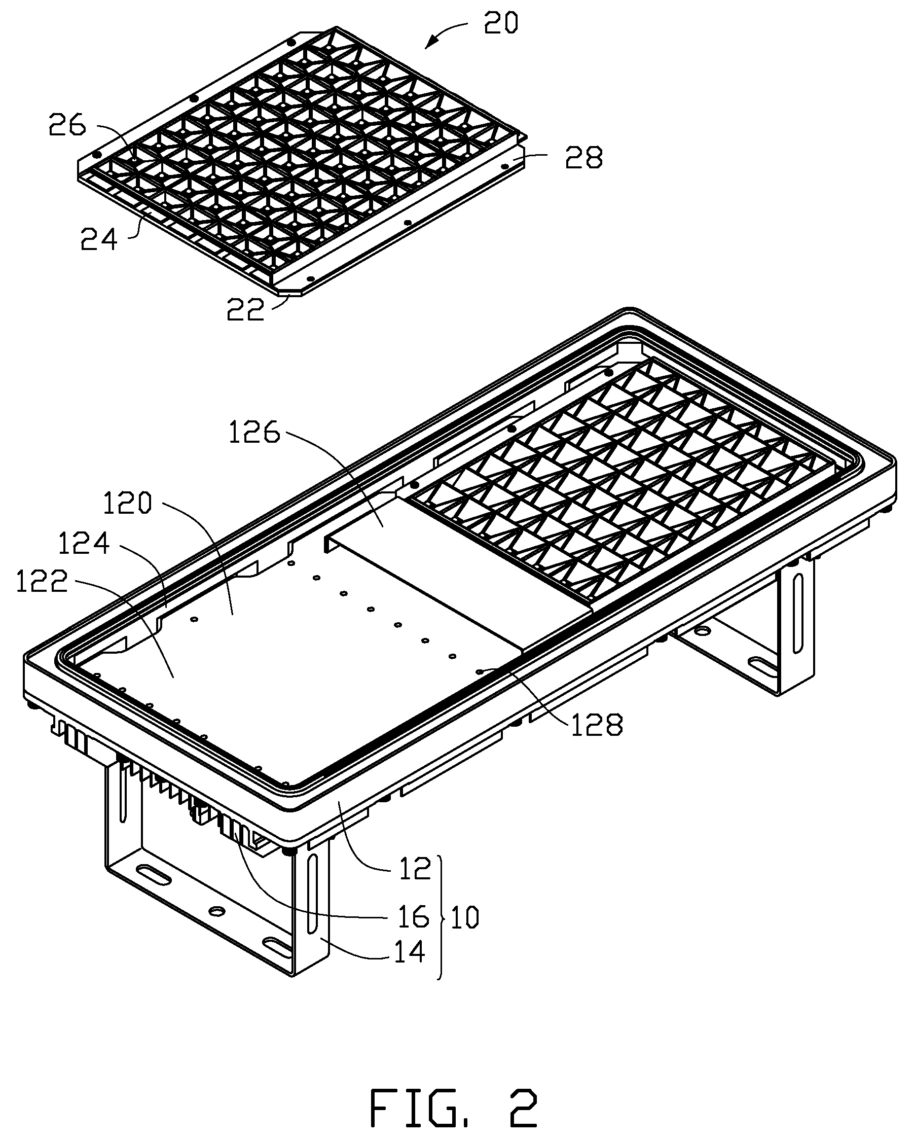 LED lamp having a convenient replacement structure