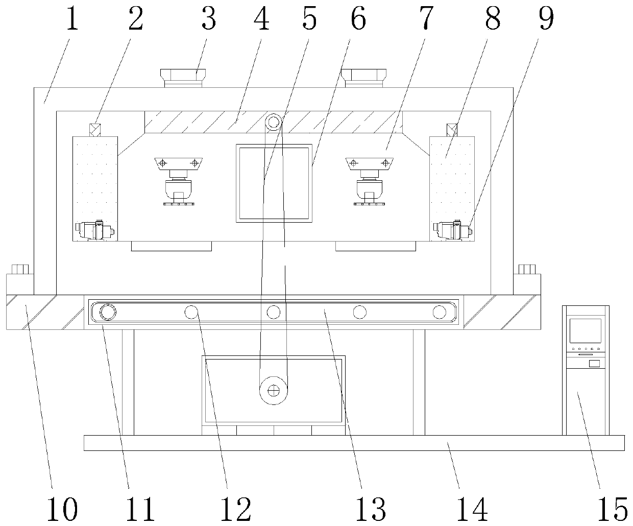 Shot blasting type surface treatment equipment