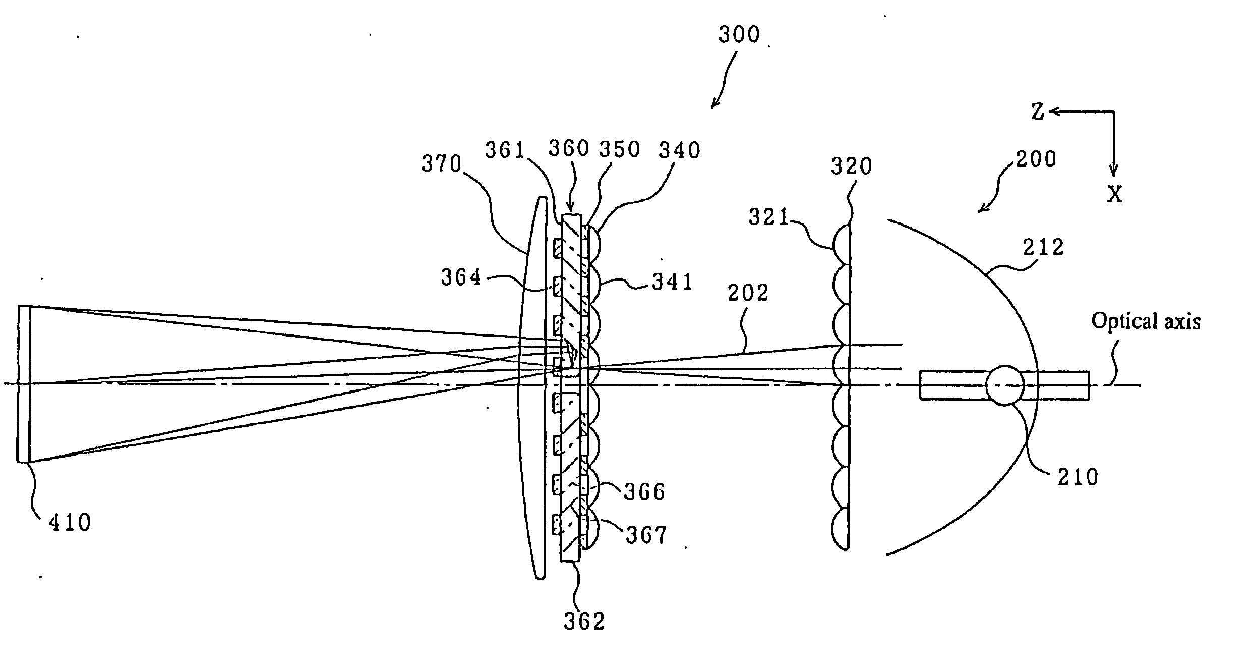 Illumination optical system and projector comprising the same