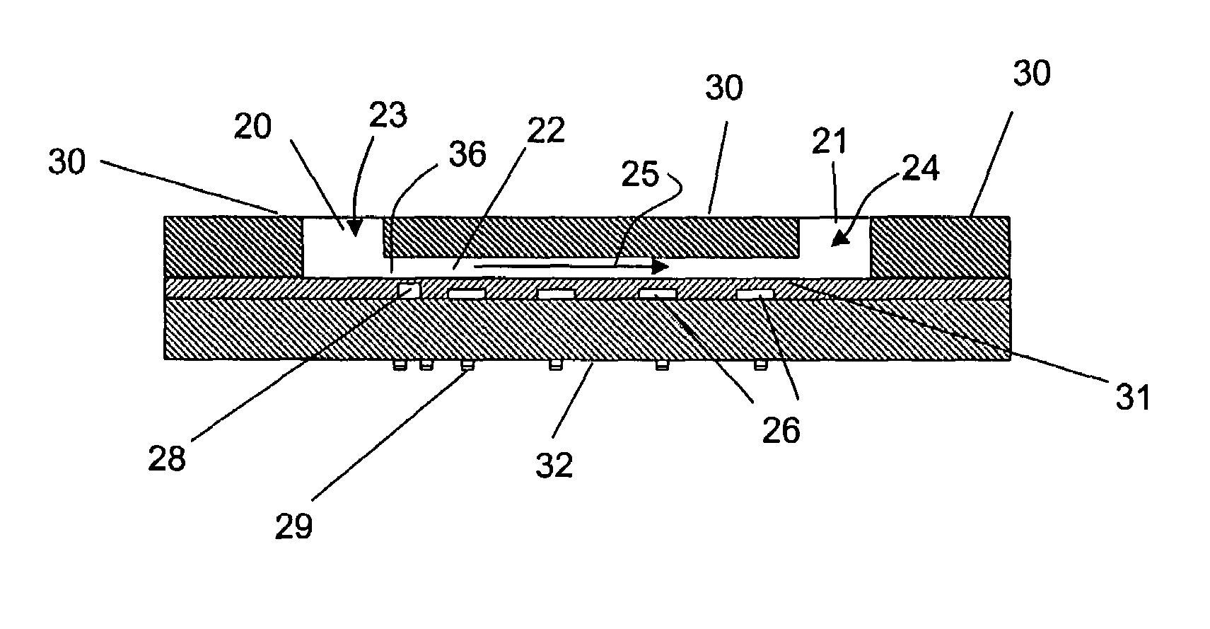 Micro slit viscometer with monolithically integrated pressure sensors