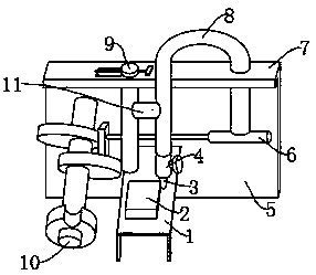 A cantilever water cutting platform