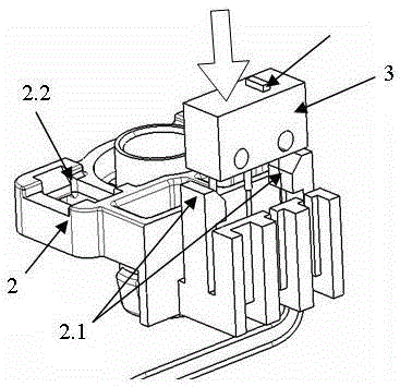 A car horn ringing mechanism