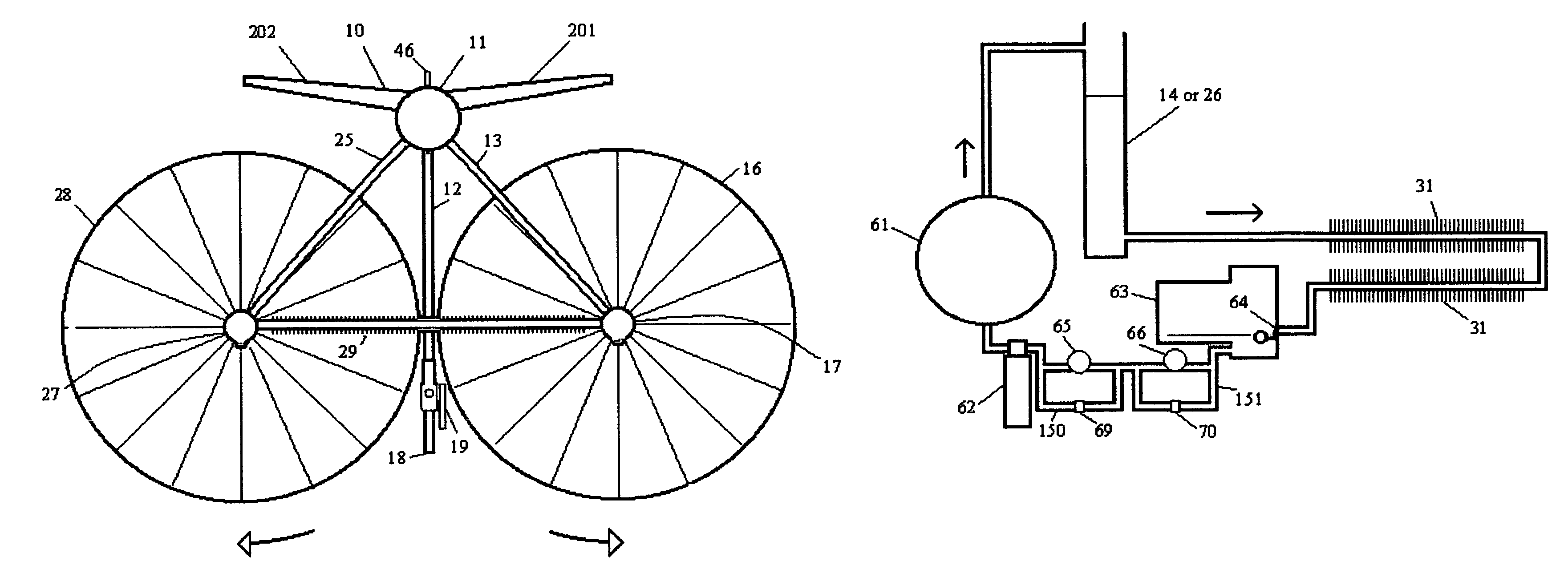 Submersible electrical power generating plant