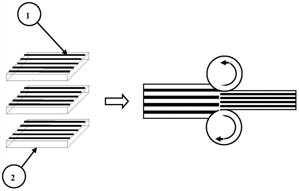 Ordered carbon nano-tube reinforced aluminum matrix composite material and preparation method thereof