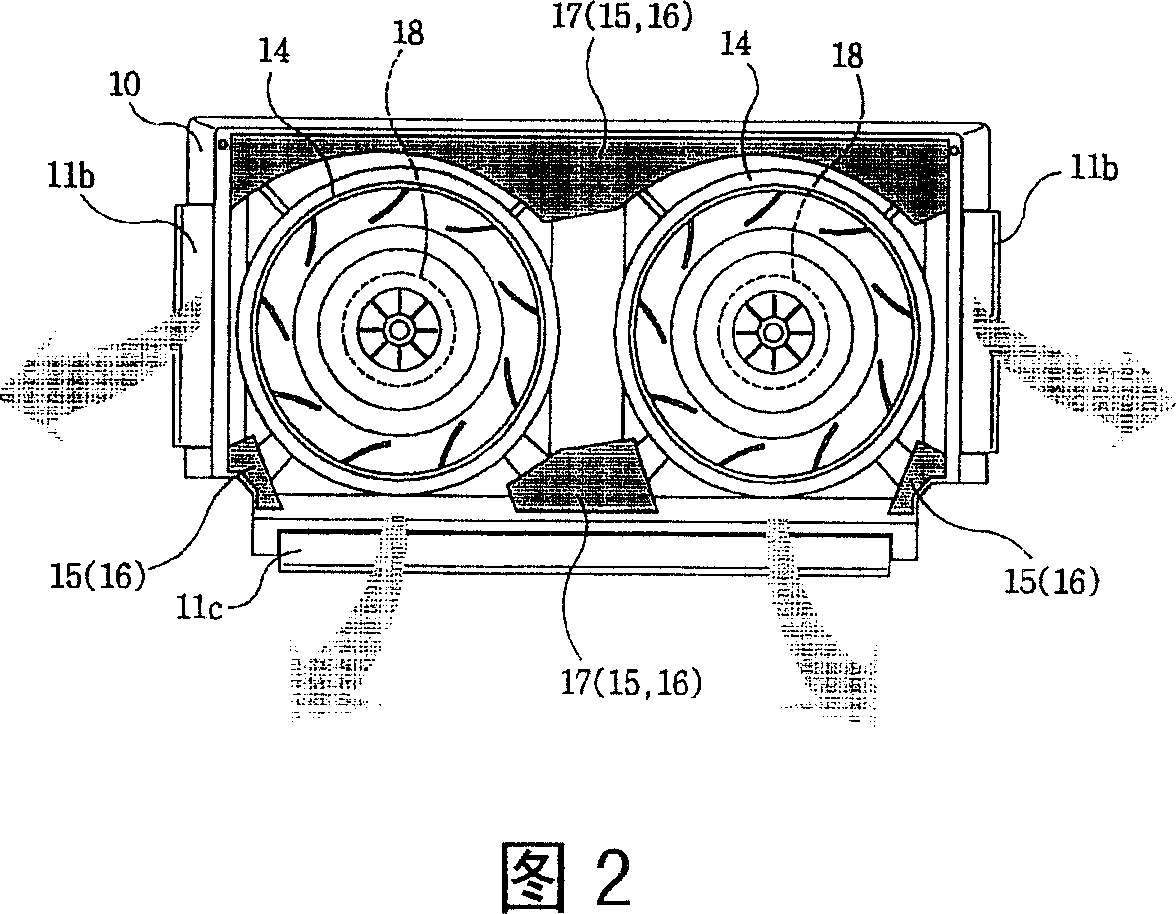 Apparatus for redirecting an air flow and air conditioner having the same