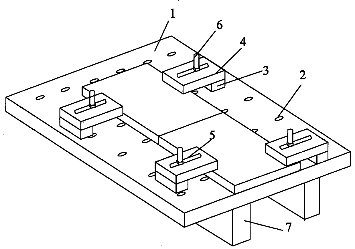 Clamp of vertical processing device