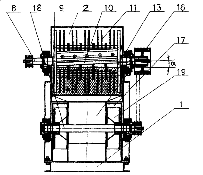 Double-use plant material cutting grinder