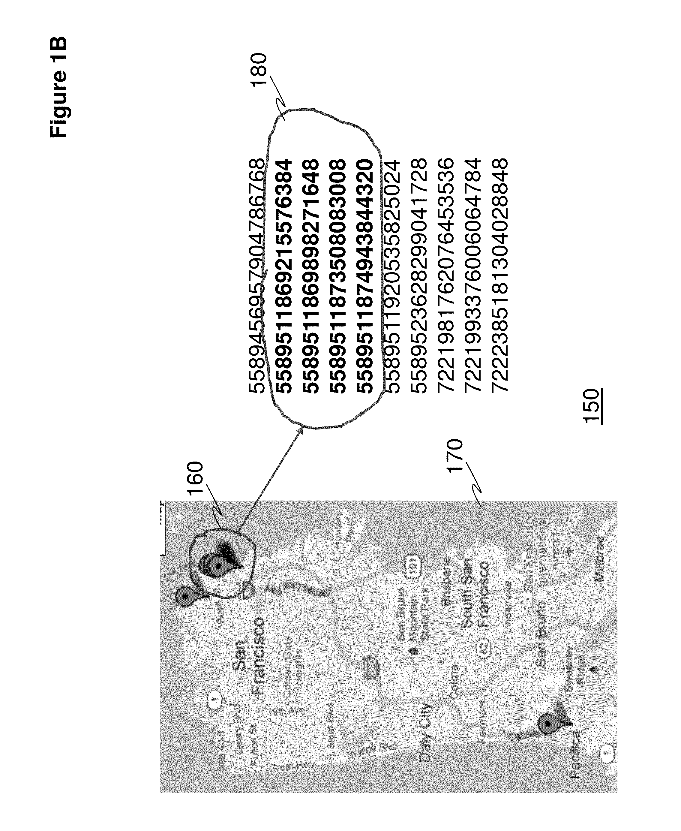 System and method for large-scale and near-real-time search of mobile device locations in arbitrary geographical boundaries