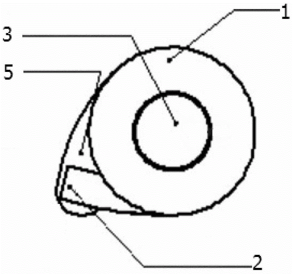 A kind of differential pressure cyclone separator and preparation method thereof