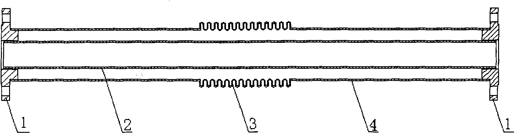 High-temperature vacuum tube