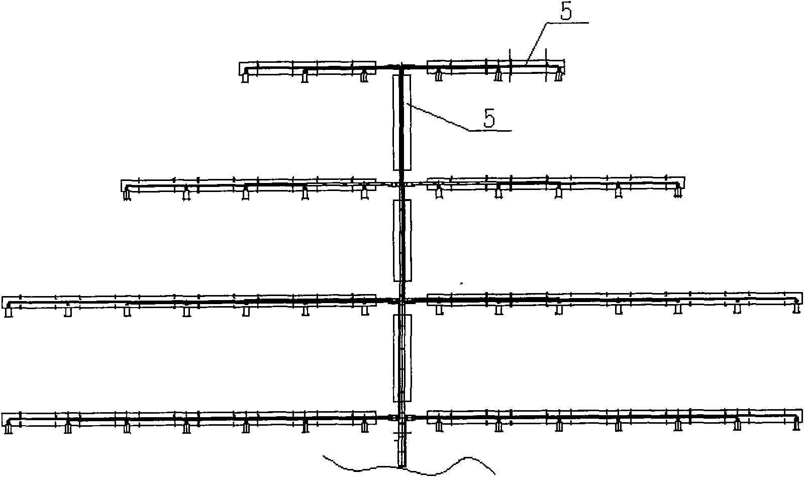 High-temperature vacuum tube