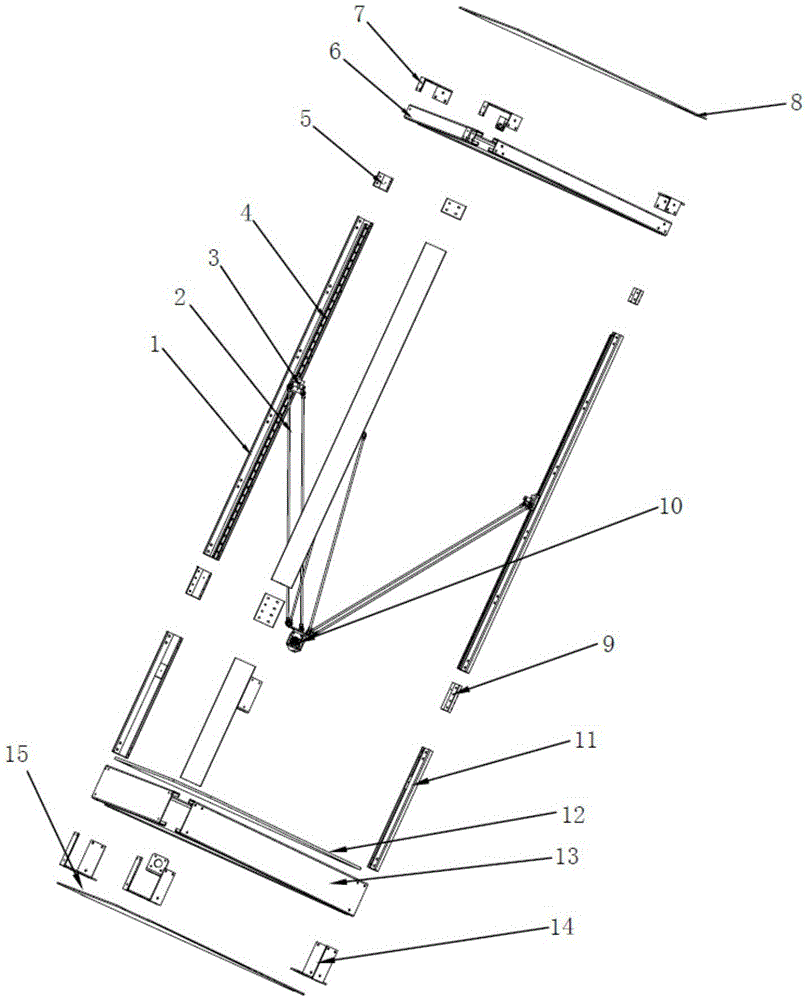 Disassembly-convenient large triangular 3D printer