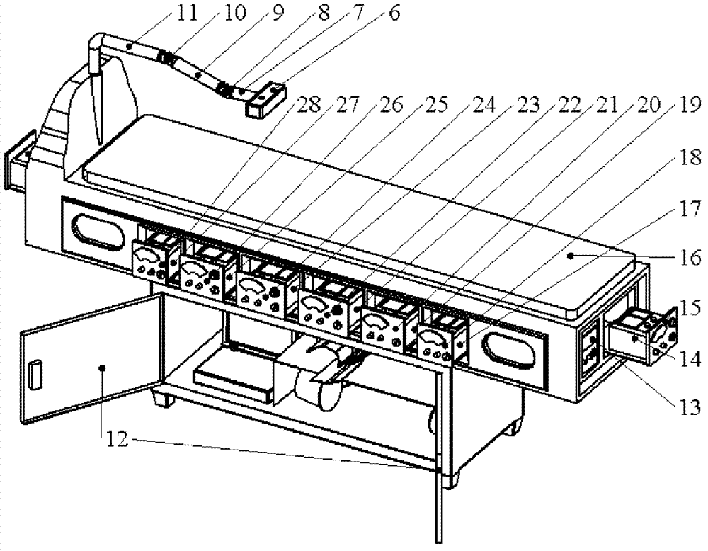 Bone trauma auxiliary diagnosing treatment platform