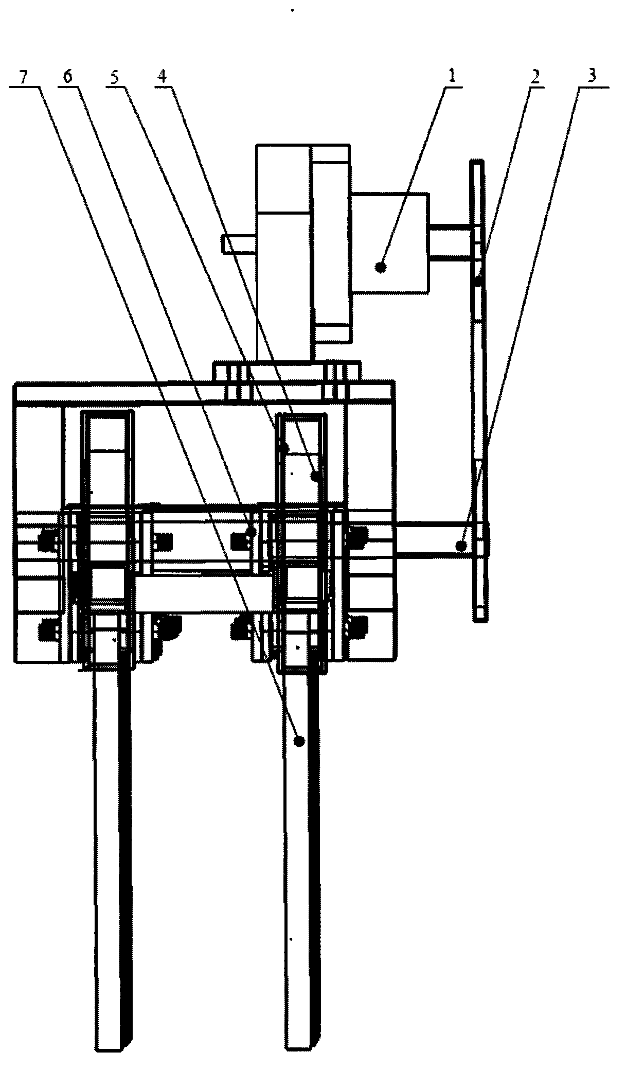 Foldable swinging live ballast machine for salt pond