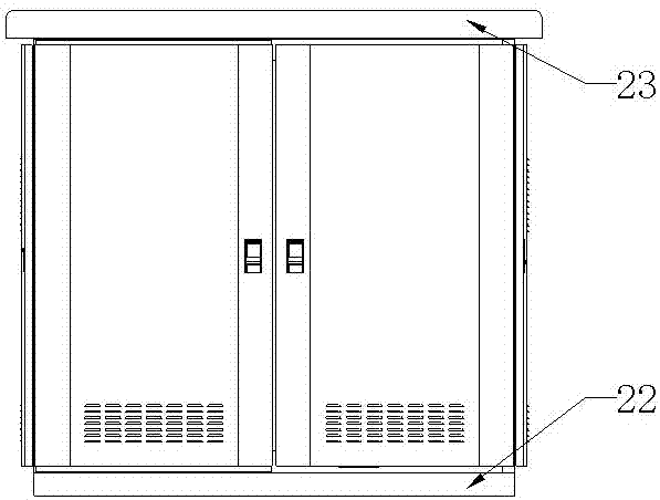 Assembled double transformer intelligent substation