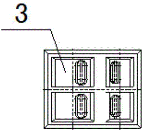 Online pouring molding method for nozzle of heating furnace burner