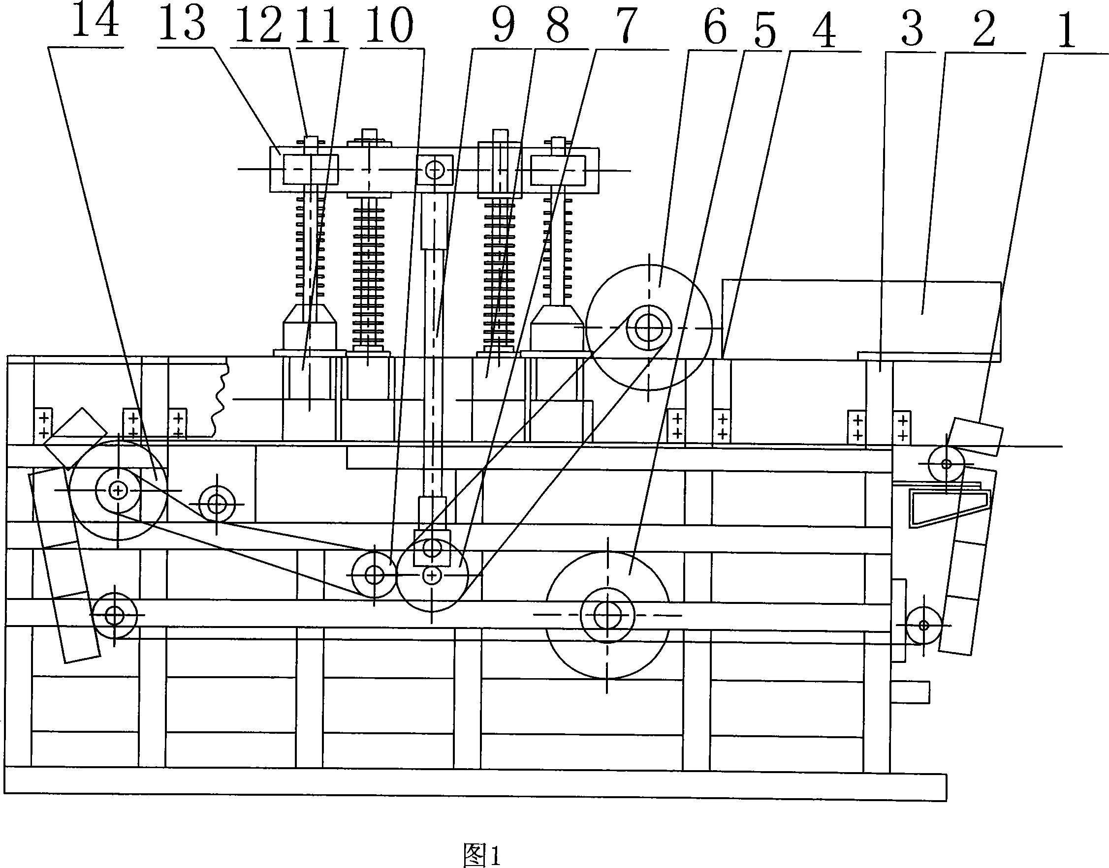 Mechanized production method of yellow rice wine wheat starter