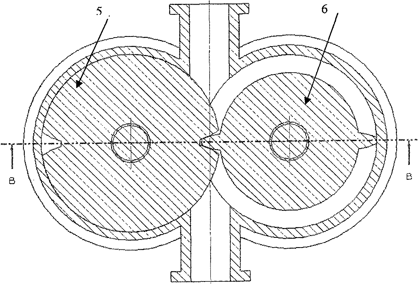 Quantitative transportation device for high viscosity materials