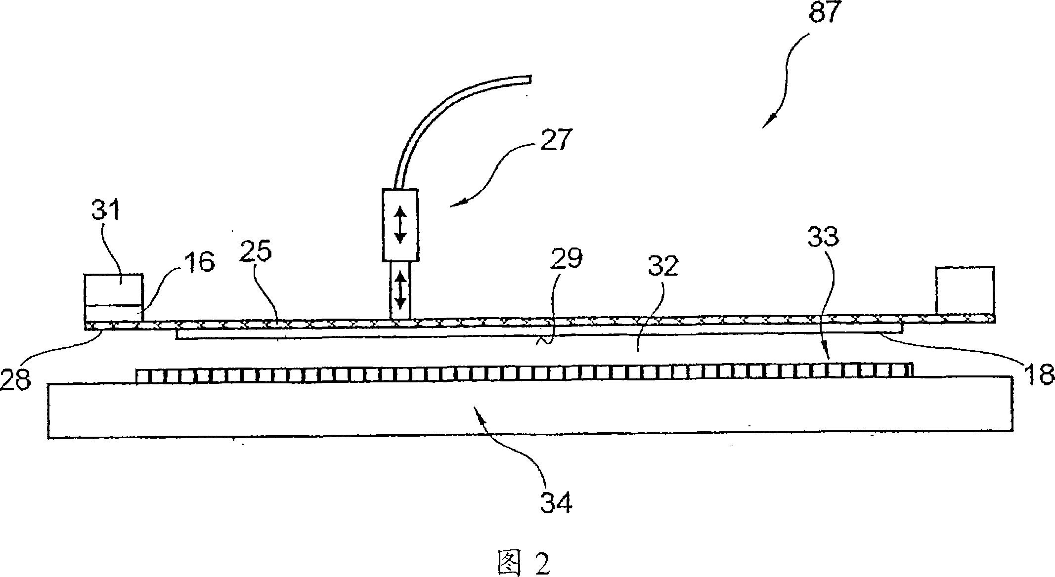 Method and device for transferring a chip to a contact substrate