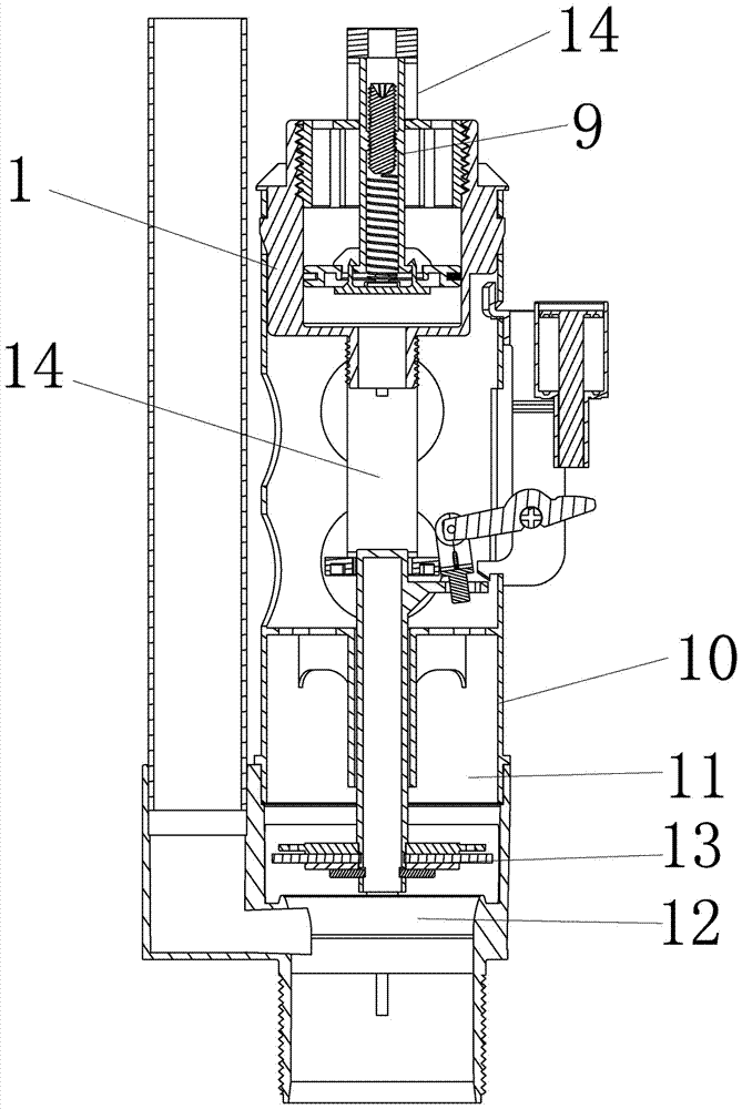 Electric control hydraulic drainage device