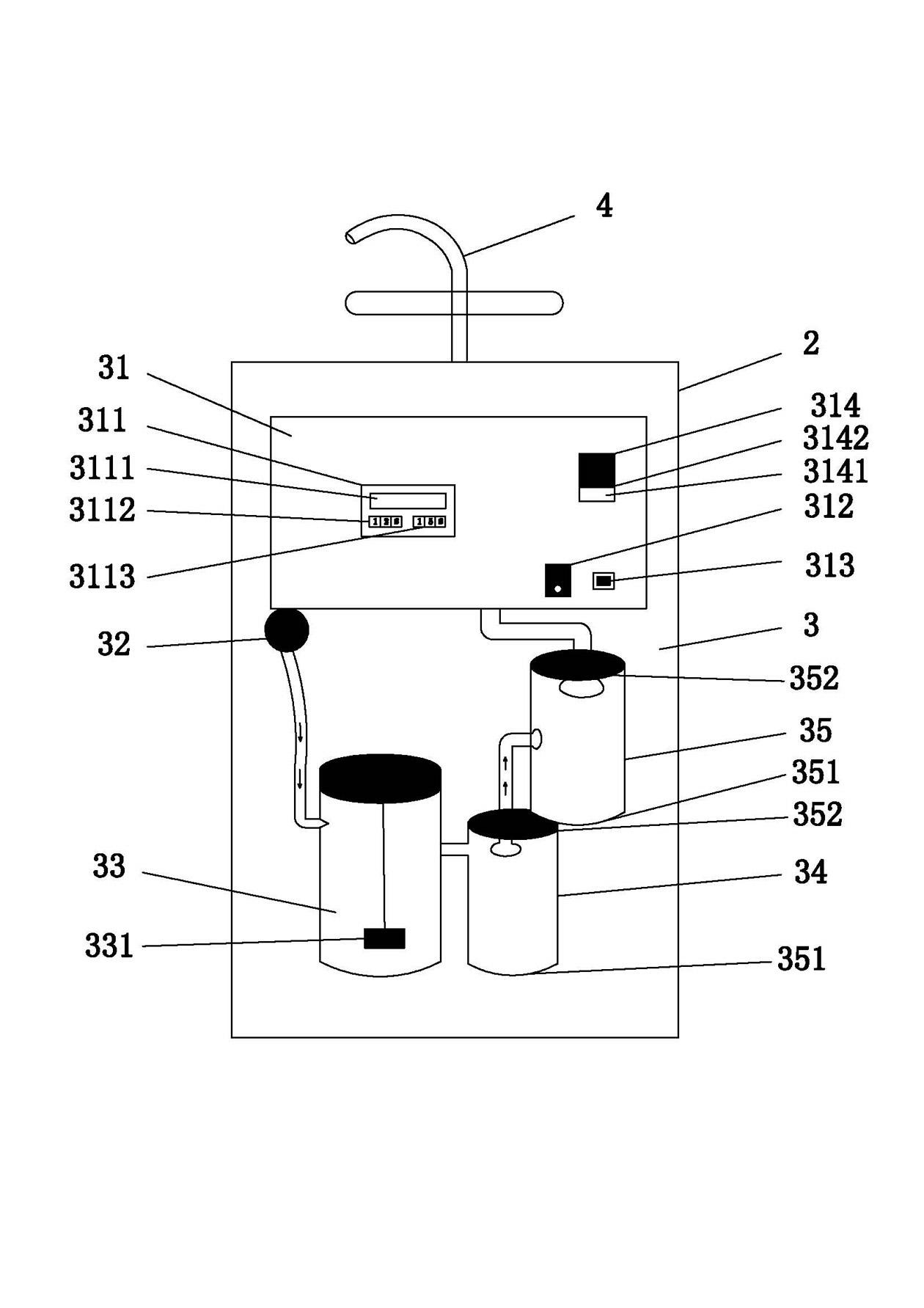 Display machine for breathable shoes