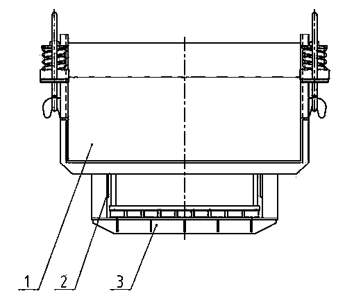 Vibrating direction angle adjustable two-mass vibrating feeder