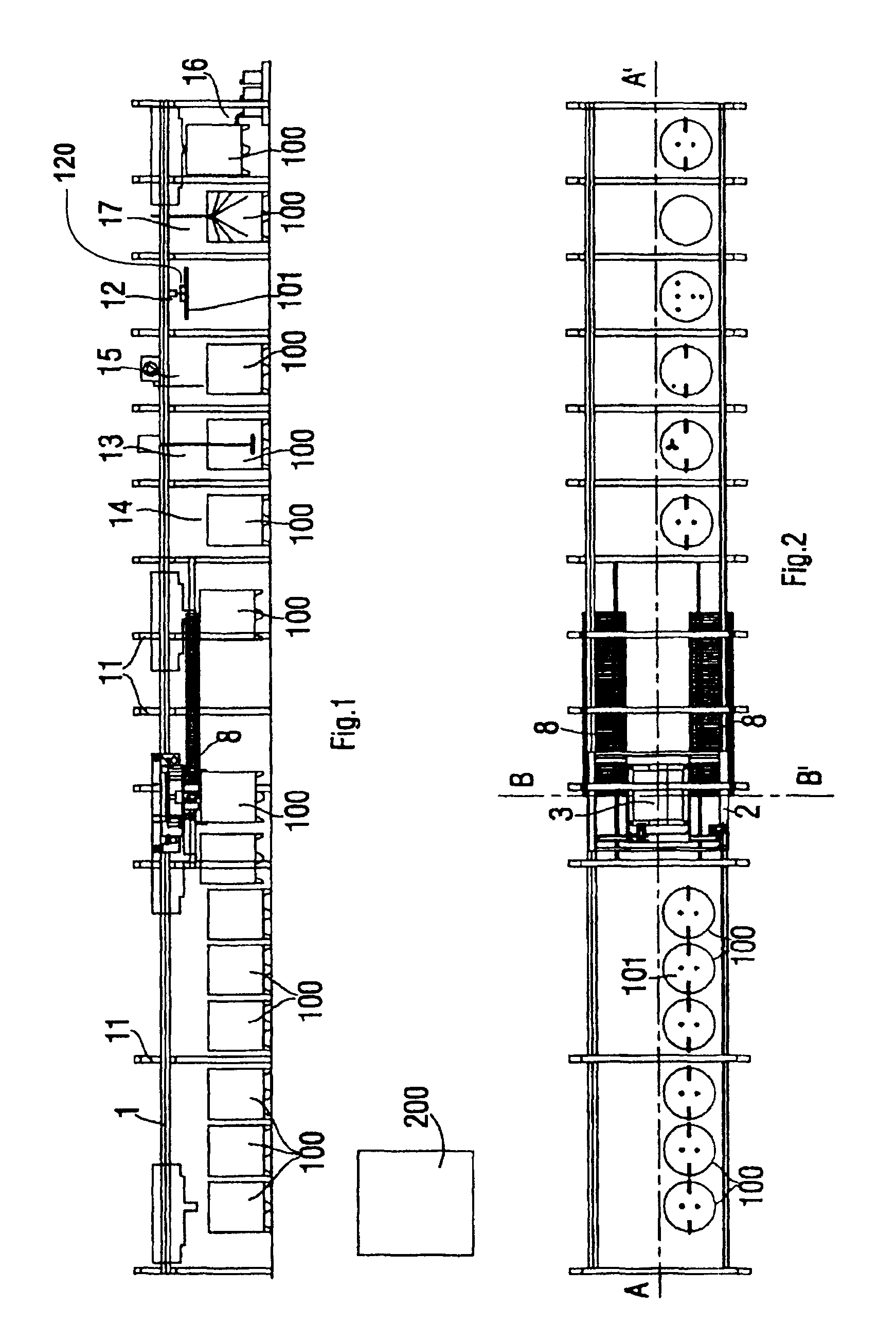 Machine for the automated production of compositions of raw materials such as liquids, powders or pastes in a mobile tank