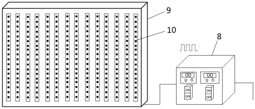 Flash illumination type microalgae bio-membrane reactor and microalgae culture method