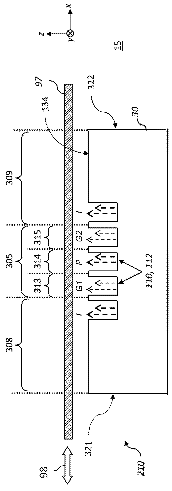 Porous gas-bearing backer