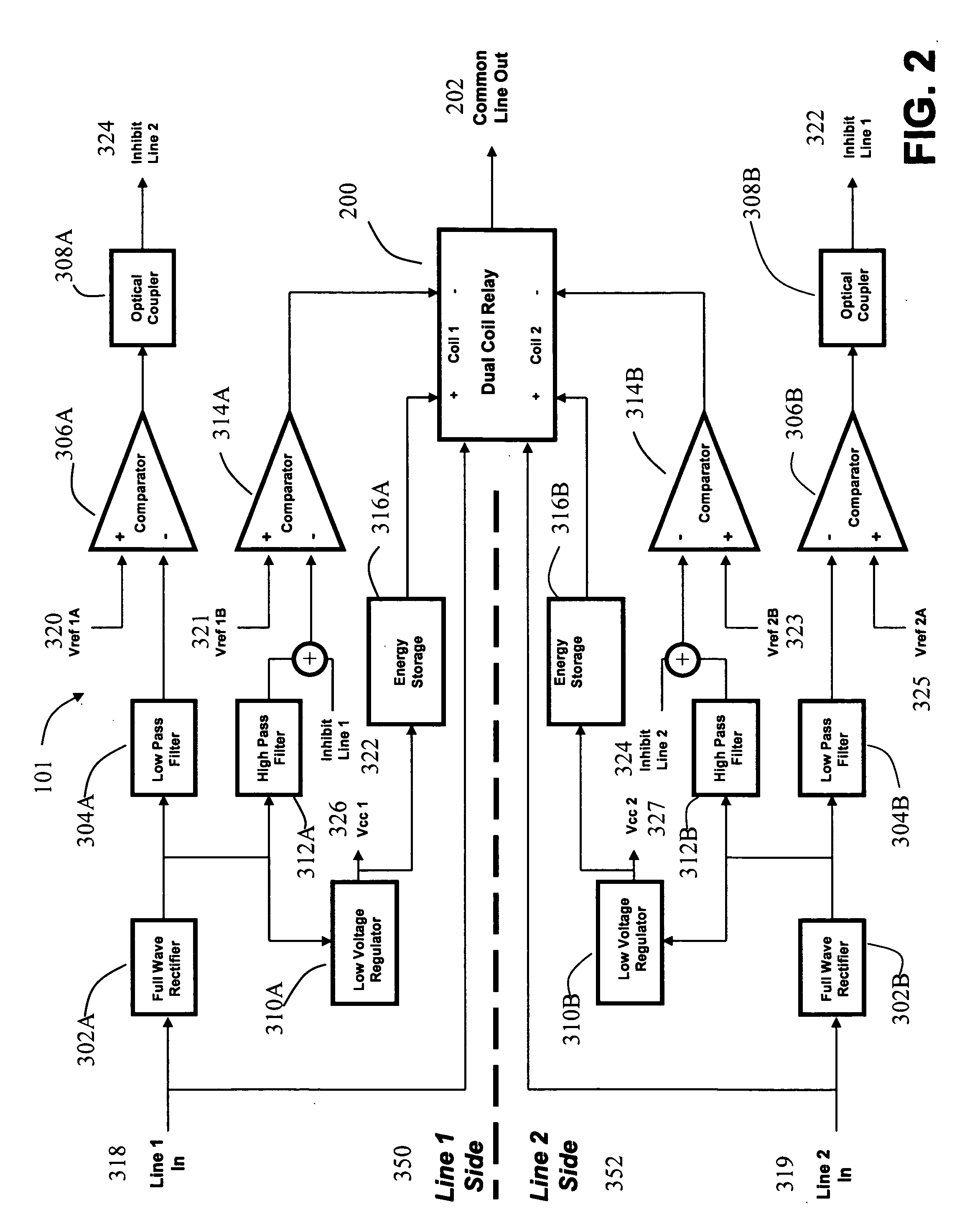 Method and apparatus for alternatively switching between phone service lines