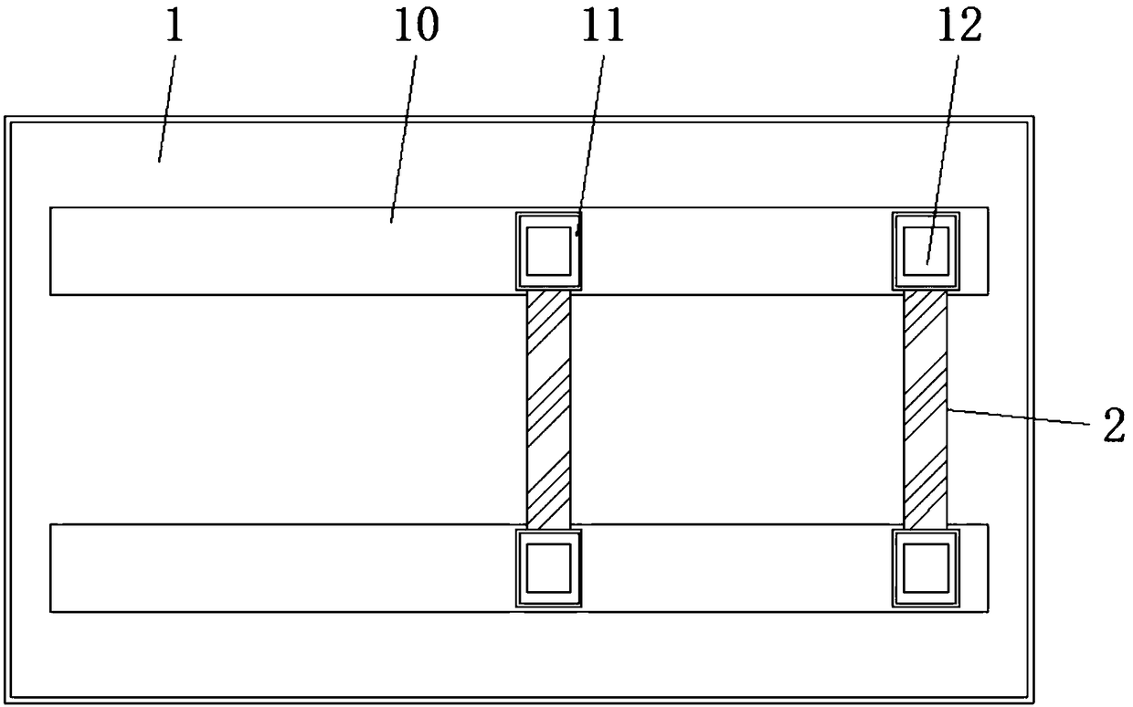 Supporting frame for sewing machine