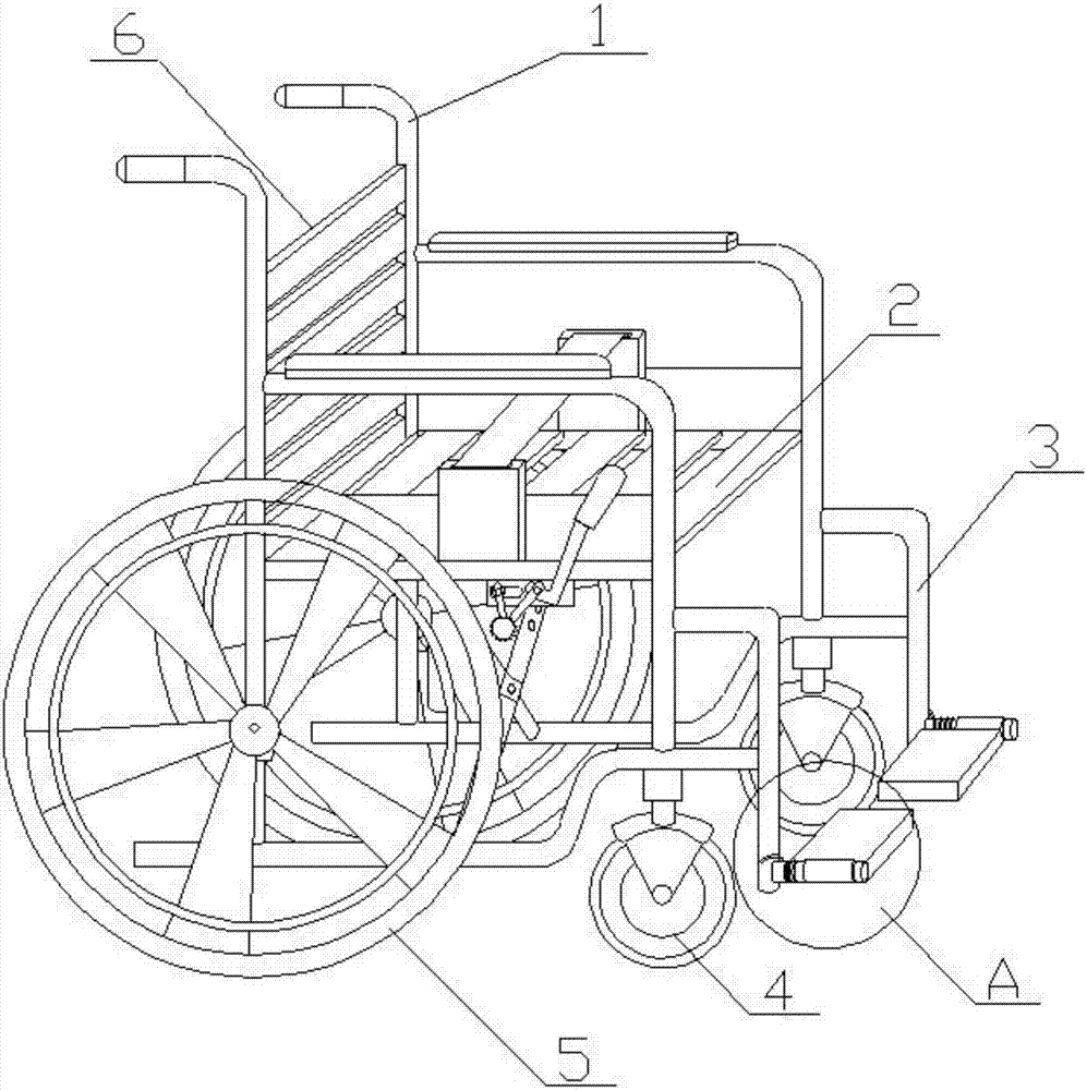 Seat-adjustable folding wheelchair with bedsore preventing function