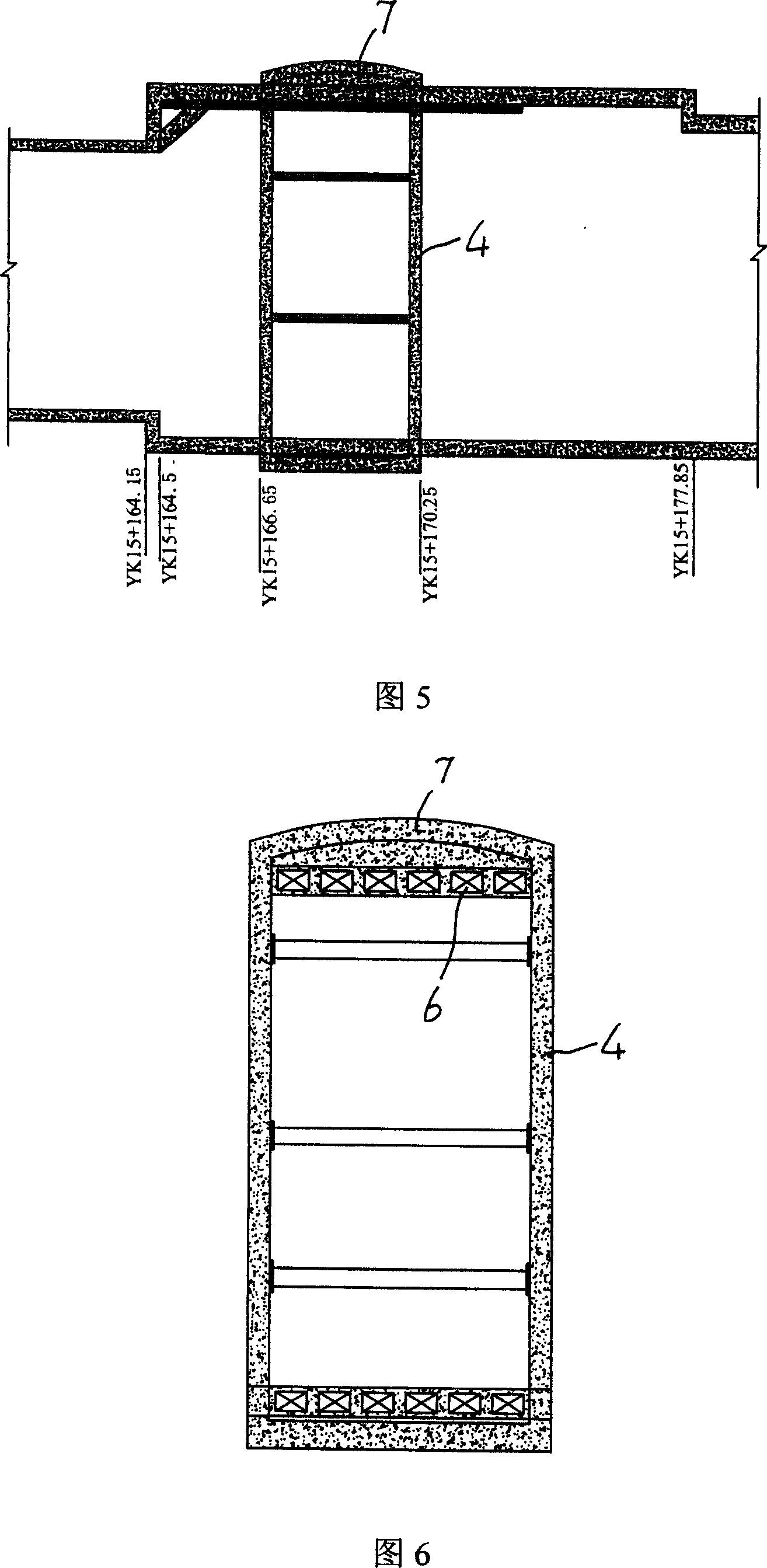 Rapid-construction method for rapid change of small-section into large-section tunnel