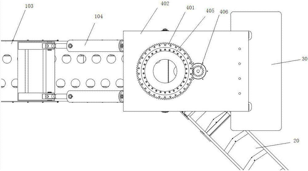 Concrete belt conveying and pumping all-in-one machine