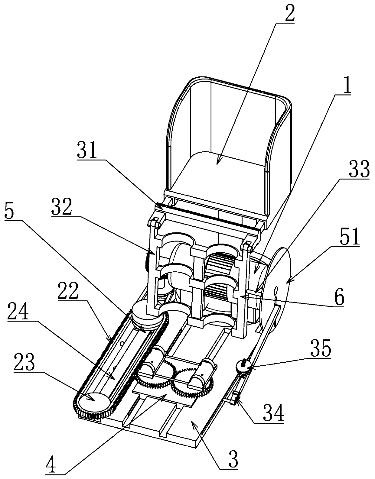 Auxiliary exercise device for rheumatism part