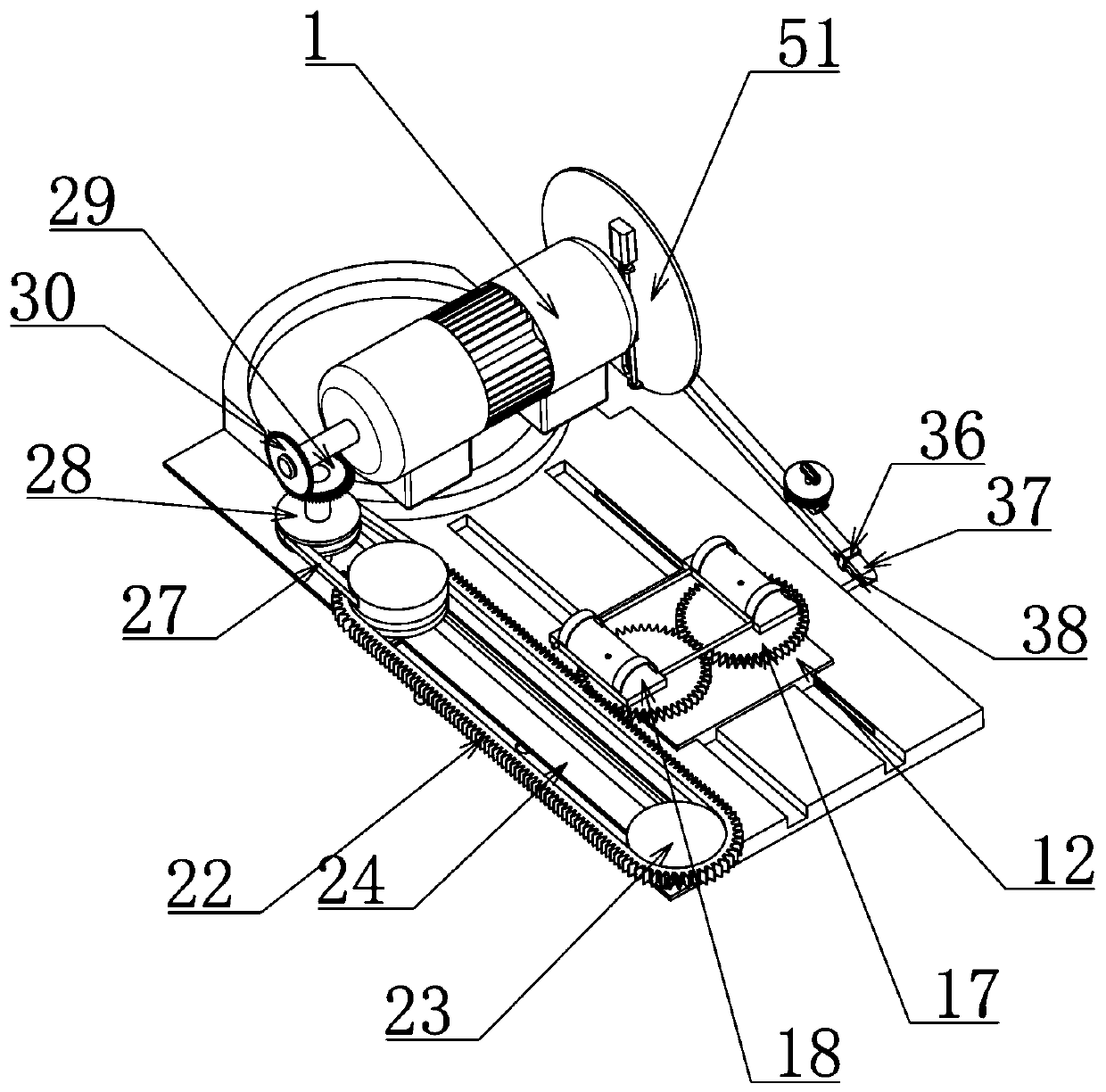 Auxiliary exercise device for rheumatism part