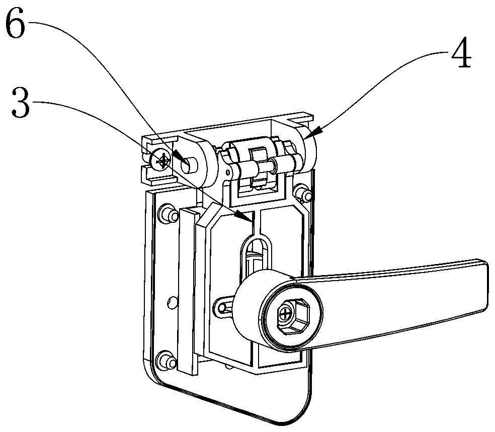 Lock with hinge function