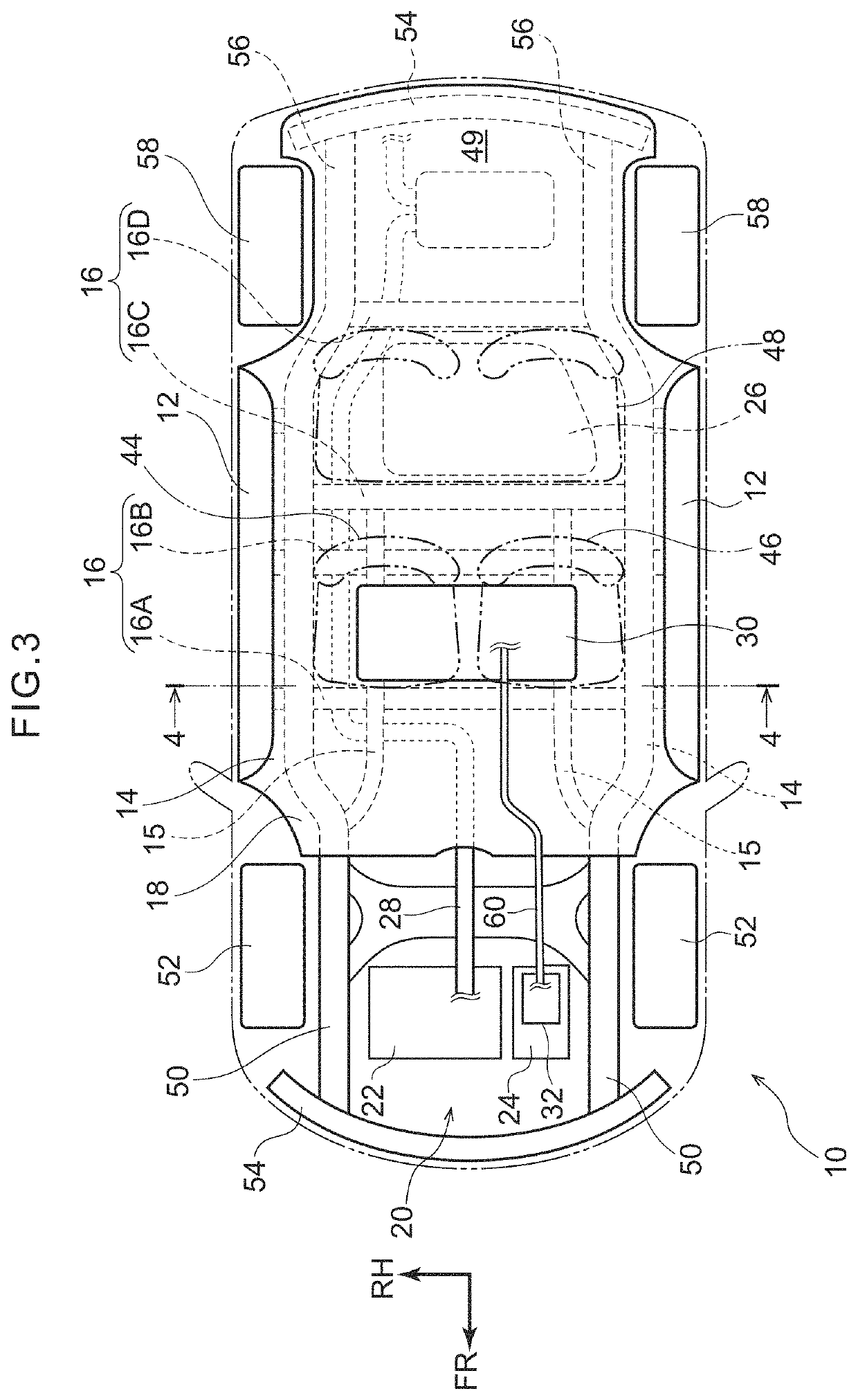 Vehicle underbody structure