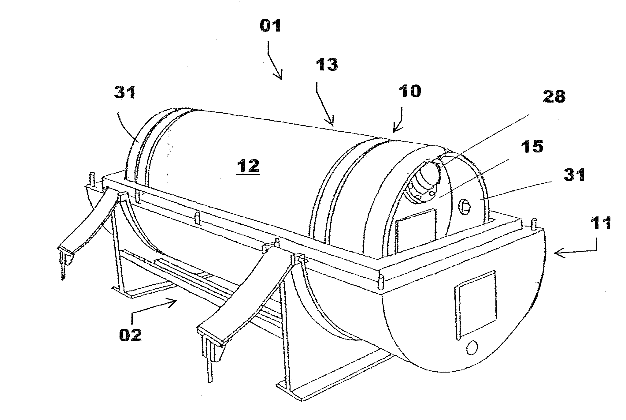 System for storage and transport of uranium hexafluoride