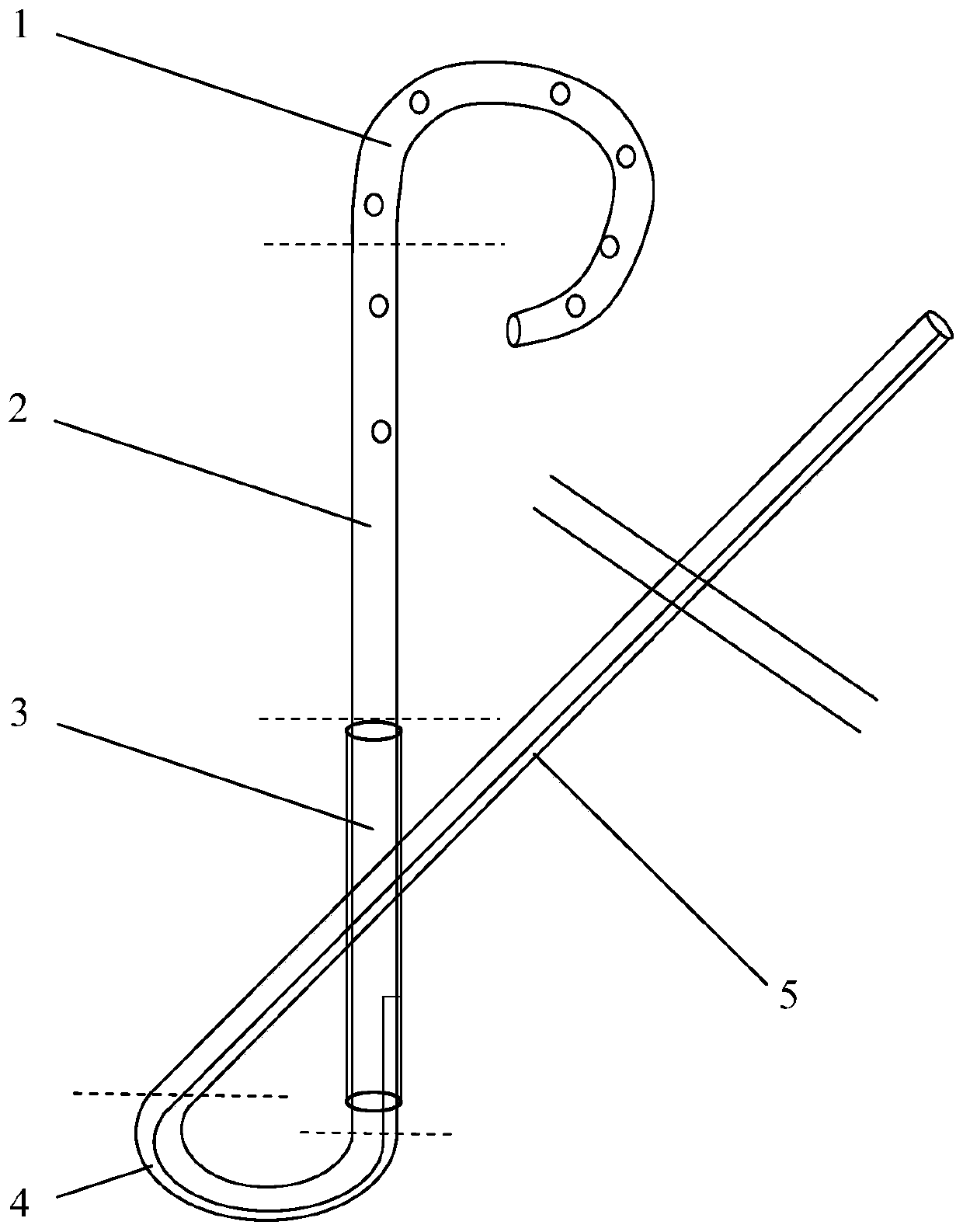 Balloon type nasobiliary duct for preventing duodenal papilla bleeding